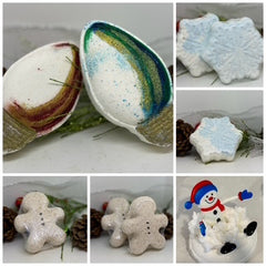 Christmas Holiday Bath Bomb Fizzies