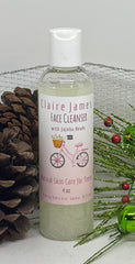 Gentle Facial Cleanser with Jojoba Beads 4 oz-Claire James Collection for Teens