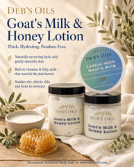 Goat Milk & Honey Lotion (Indicate fragrance in notes at checkout)