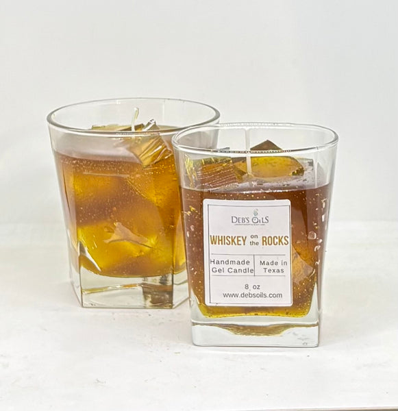 Whiskey Gel Candles