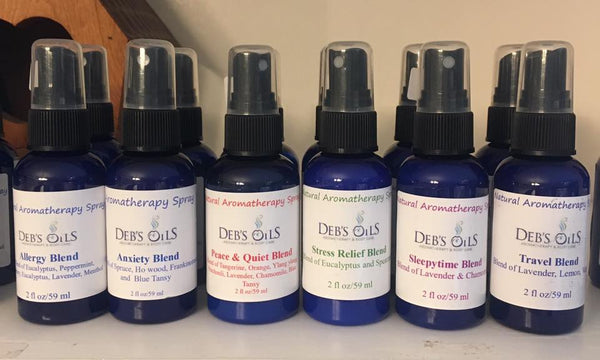 Natural Aromatherapy Spray Blends-2 oz.