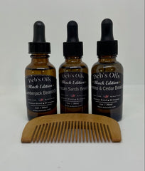 Deb's Premium Black Edition Beard Oil 6 Pack (Indicate fragrance in notes at checkout)