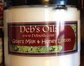 Goat's Milk & Honey Lotion (Indicate fragrance in notes at checkout)